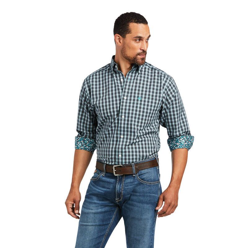 Ariat Mens WF Houston FTD LS Bachelor Button