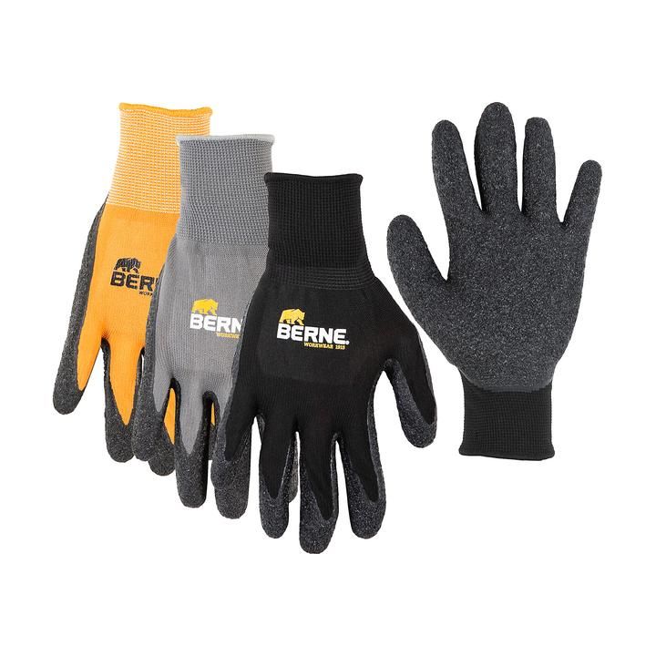 Berne 3 PK Lightweight Dipped Gloves, Size: 2XL