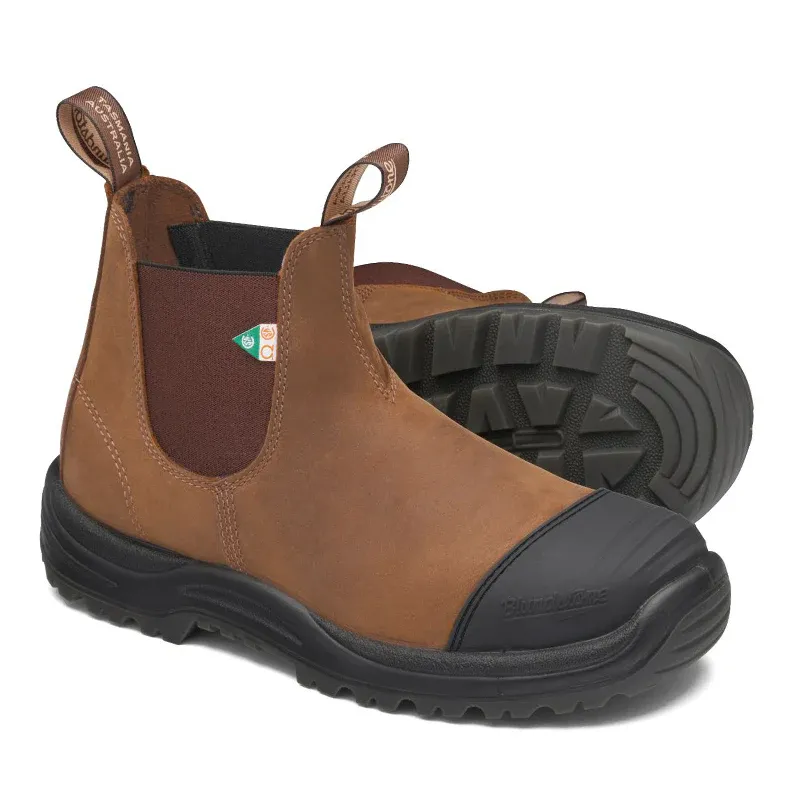 Blundstone Work &amp; Safety #169 Boots - Saddle Brown