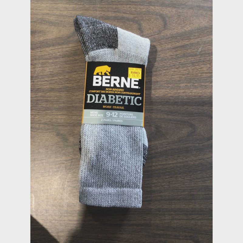 Berne Men's Diabetic All Purpose Socks