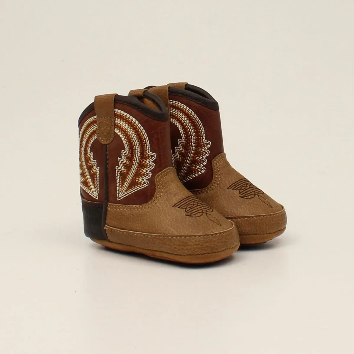 Ariat Infant Boy's Lil' Stompers Evan Boots - Brown, Size: 0