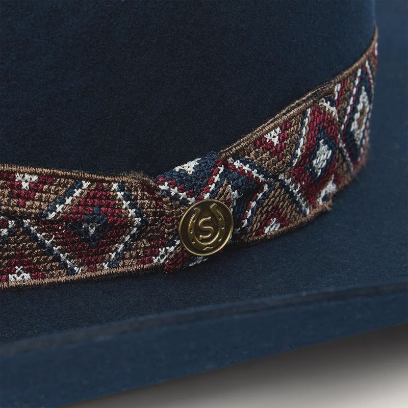 Stetson Eastwood Western Wool Cowboy Hat - Navy