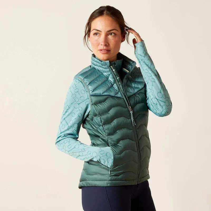 Ariat Women's Chimayo Crius Vest - Iridescent Arctic/Silver Pine