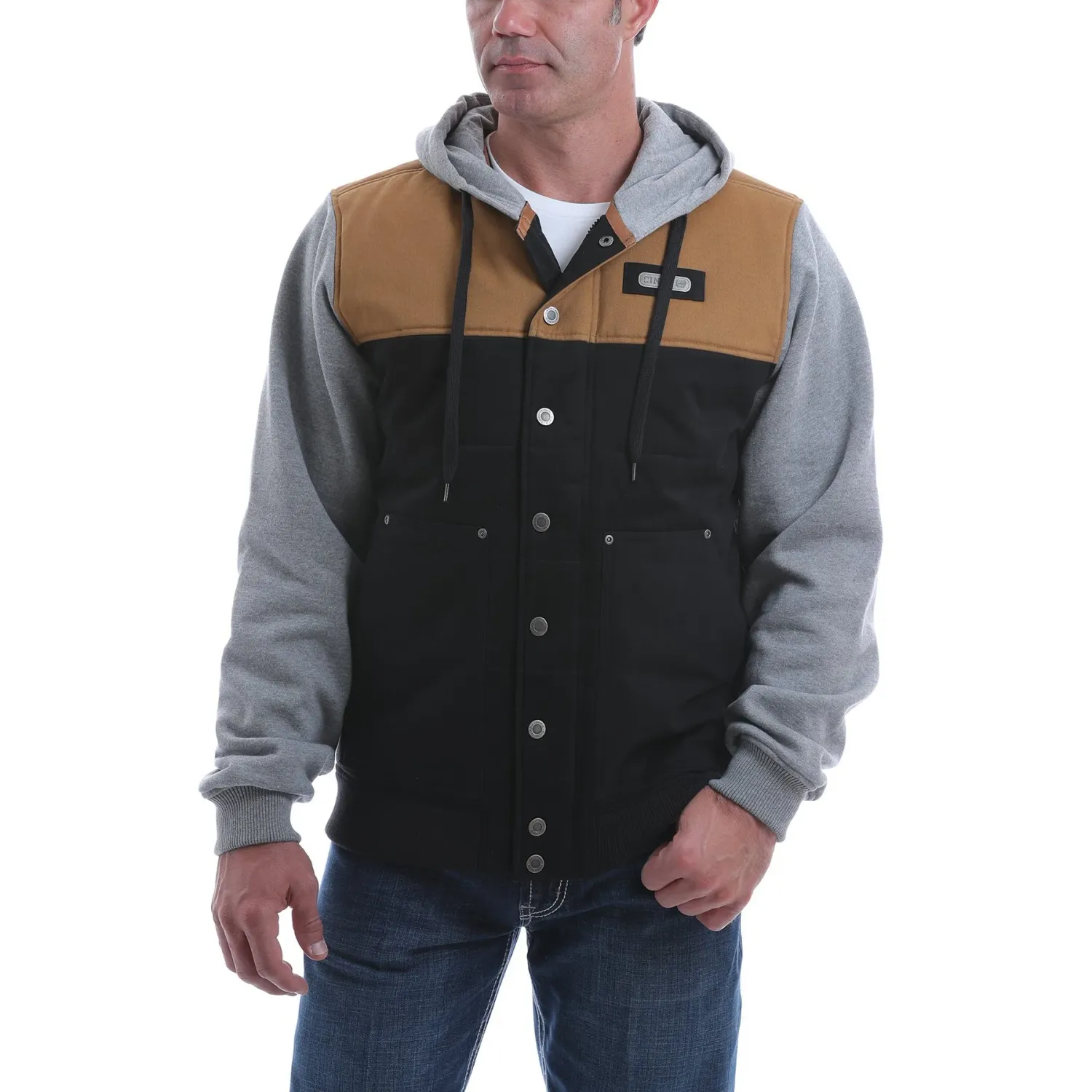 Cinch Men's Hoodie Jacket, Size: SMALL
