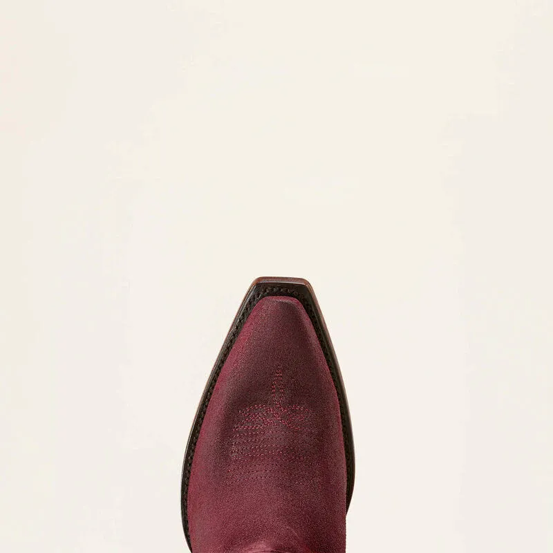 Ariat Women's Laramie StretchFit Western Boots - Burgundy Suede