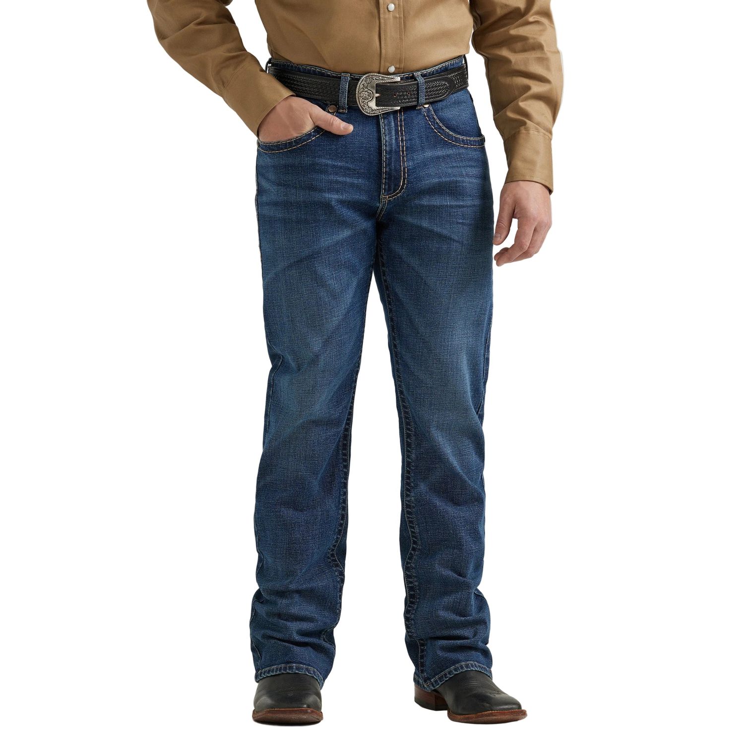 Wrangler Men's Rock 47 Slim Bootcut Jeans