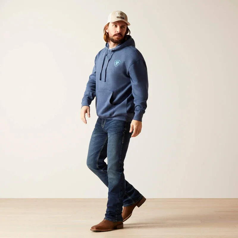 Ariat Men's V Waves Hoodie - Deep Space