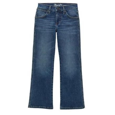 Wrangler Boy's Retro Slim Fit Straight Leg Jeans- Mendenhall