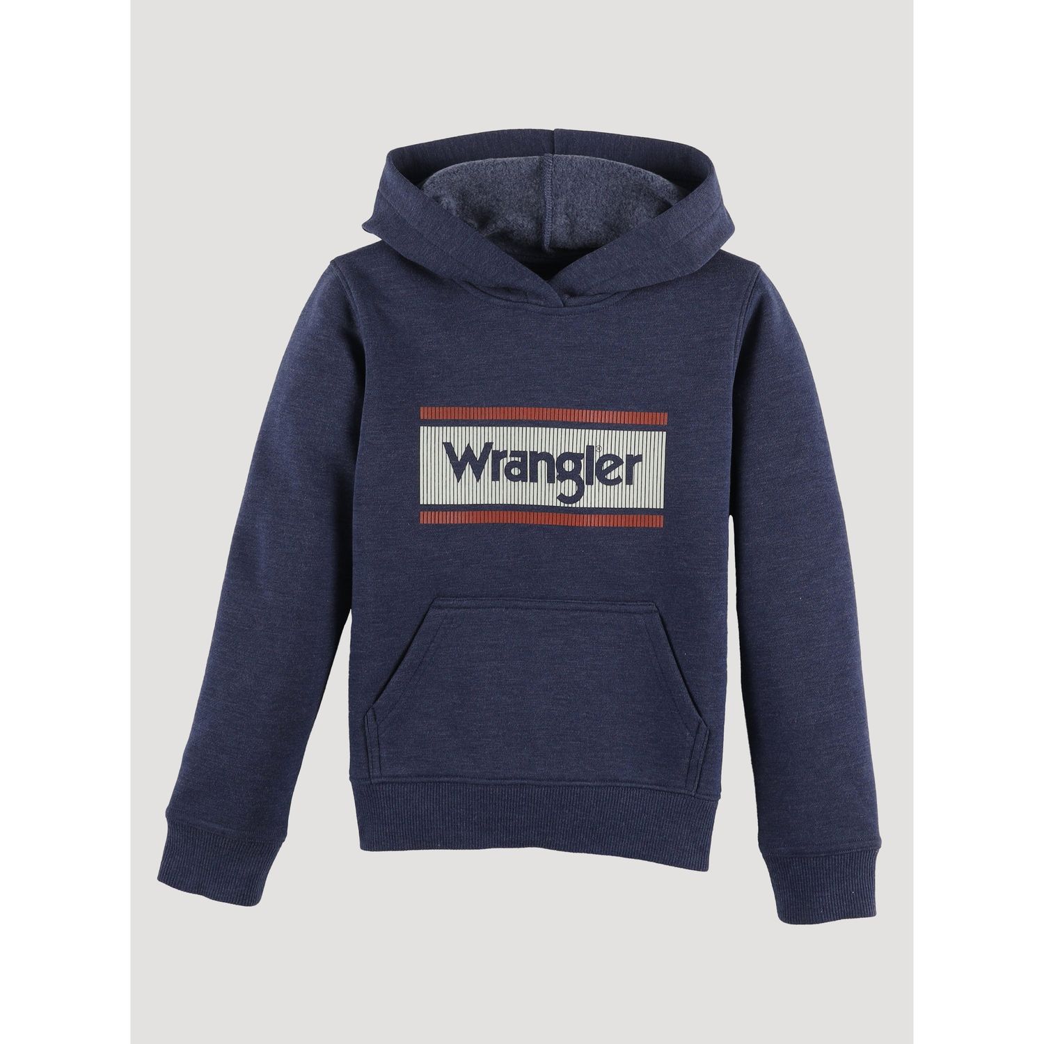 Wrangler Boys Graphic Hoodie Striped Logo