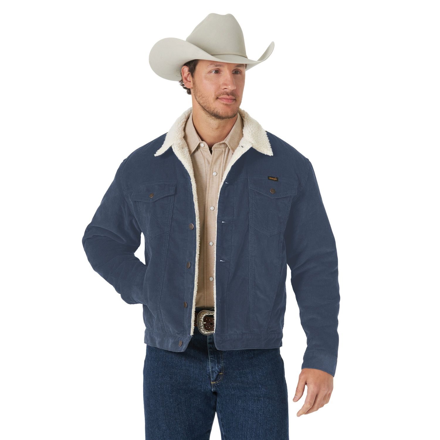 Wrangler Mens Corduroy Sherpa Lined