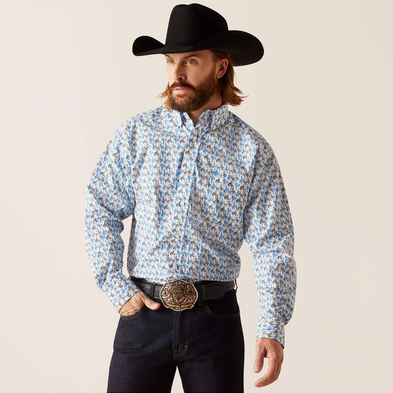 Ariat Men's Peerce Classic Fit Shirt - White