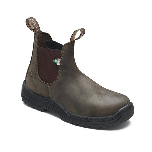 Blundstone Work &amp; Safety #180 Boots - Waxy Rustic Brown