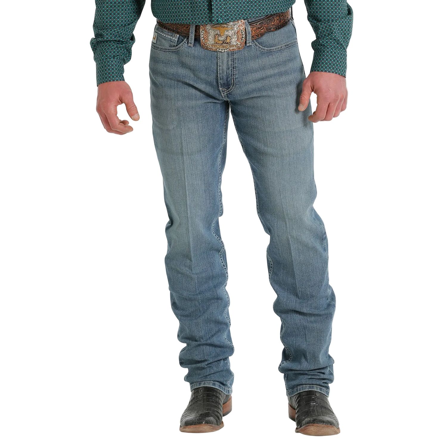 Cinch Men's Slim Fit Jesse Jeans - Light Stonewash