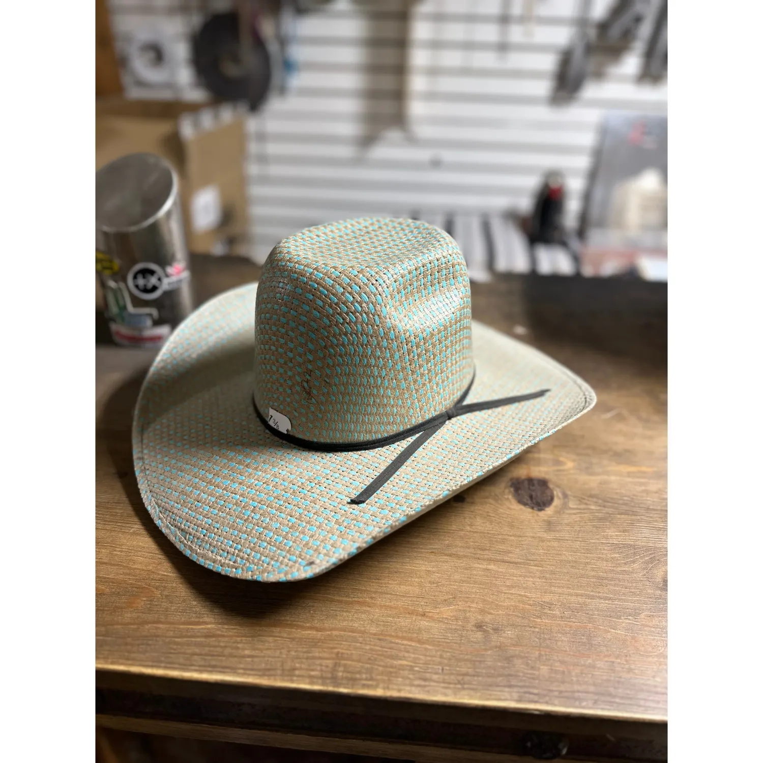 Rodeo King Turquoise Jute Western Hat