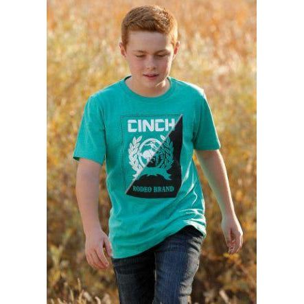 Cinch Boys SS Tee Turquoise