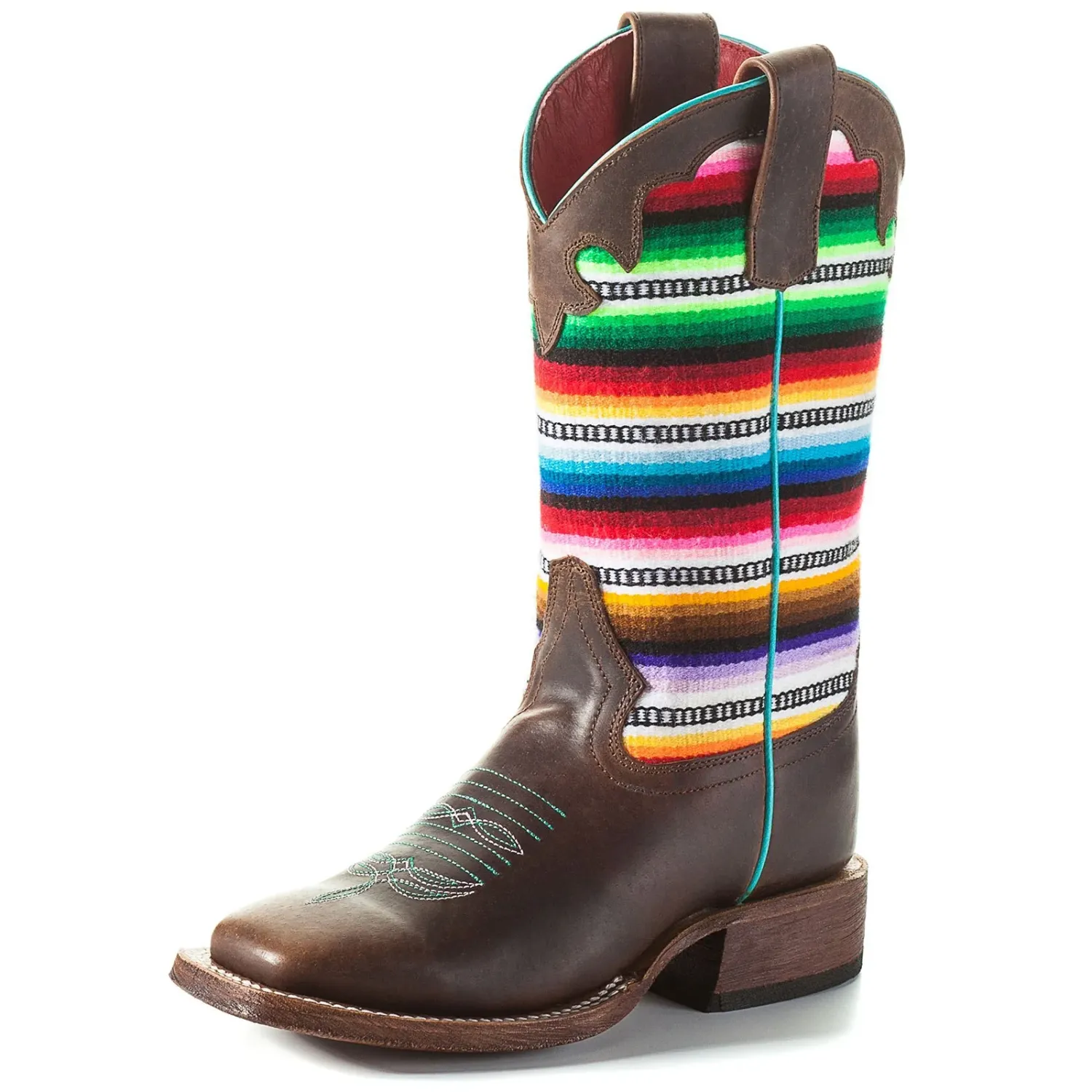 Macie Bean Youth Toast Bison Roper Boot, Colour: TOAST BISON/ SUPER SERAPE, Size: 1