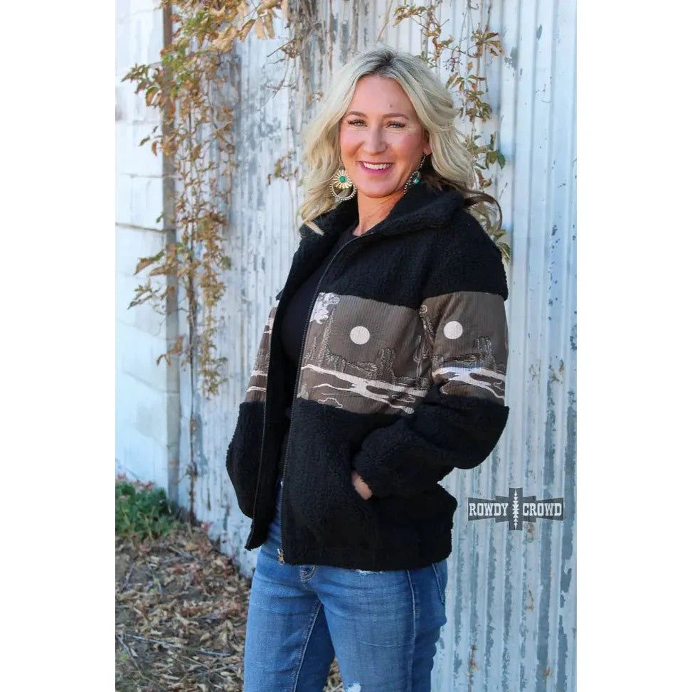 Rowdy Crowd Women's Desert Drifter Jacket - Black