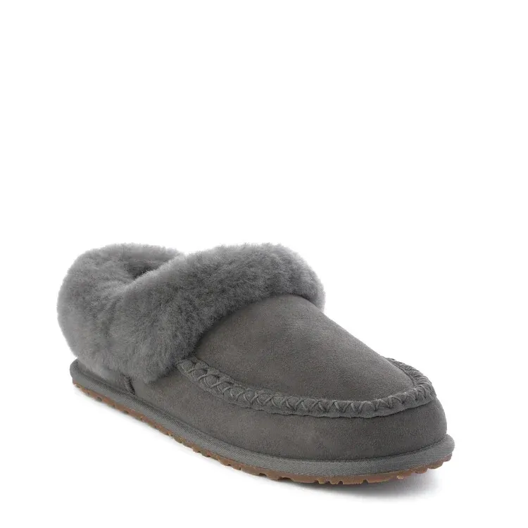 Manitobah Women's Cabin Clogs, Colour: CHARCOAL, Size: 5