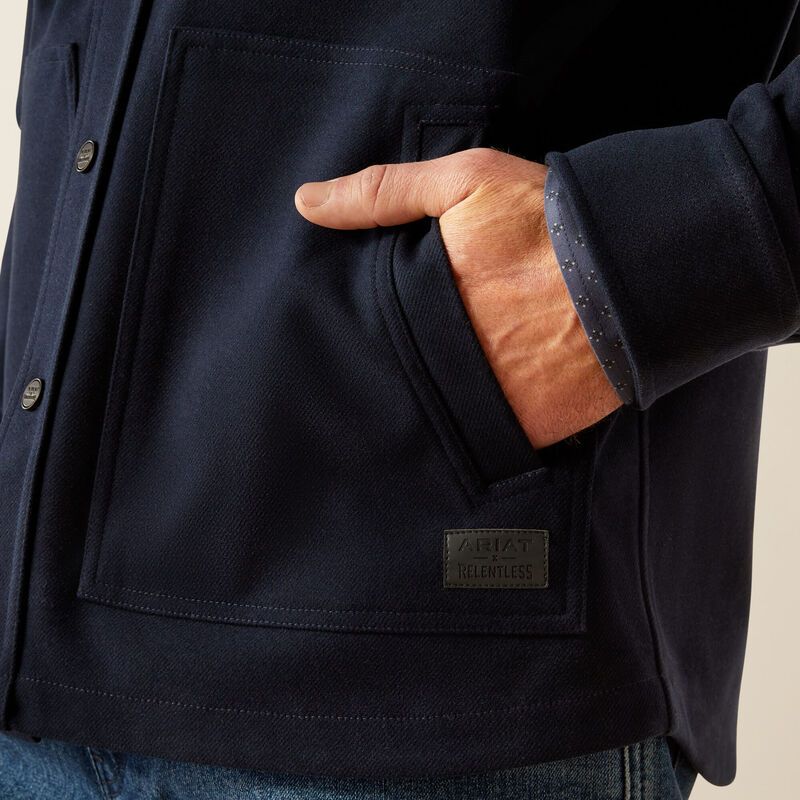 Ariat Men's Relentless Amarillo Shirt Jacket - Navy