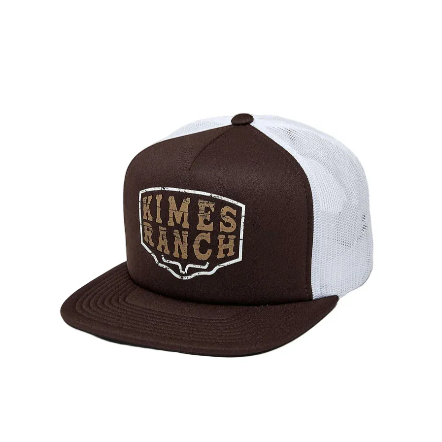 Kimes Wood Block Cap - Multiple Colours, Colour: Brown