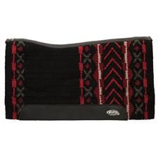 Synergy Natural Fit Performance Saddle Pad - 33x38, Color: (323) Mojave - Black/Red Clay