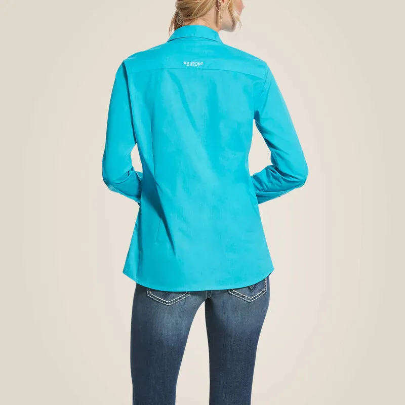 Ariat Women's Kirby Straight Shirt - Bluebird