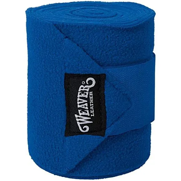 Weaver Leather Polo Leg Wraps 4-1/2" x 9' 4-Pack, Color: Blue