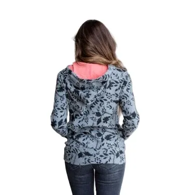 Ampersand Half Zip Sweatshirt - Shady Florals