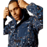 Ariat Men's Polar Bear Fleece Hoodie- Navy Southwest