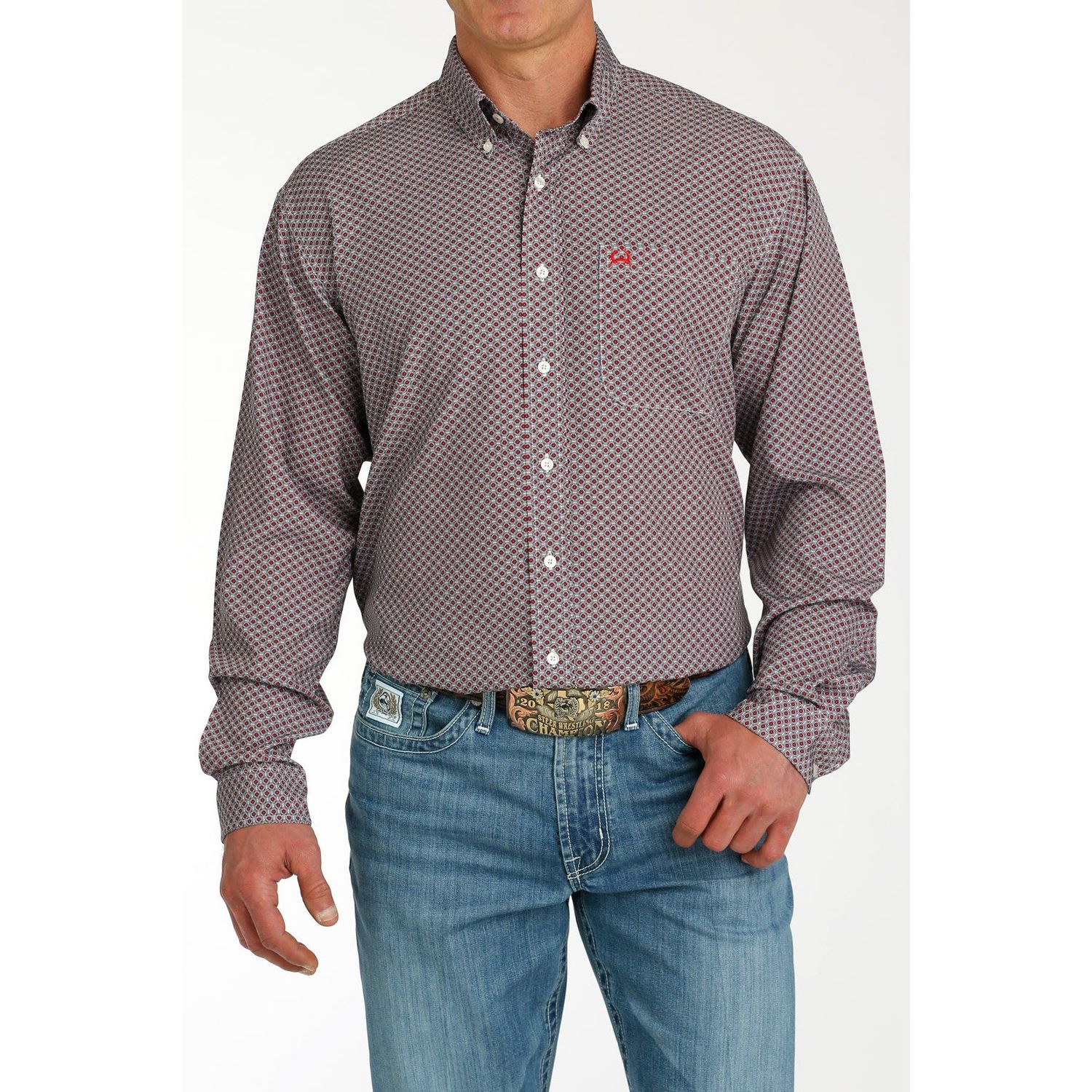 Cinch Men's Long Sleeve Arenaflex - Multi