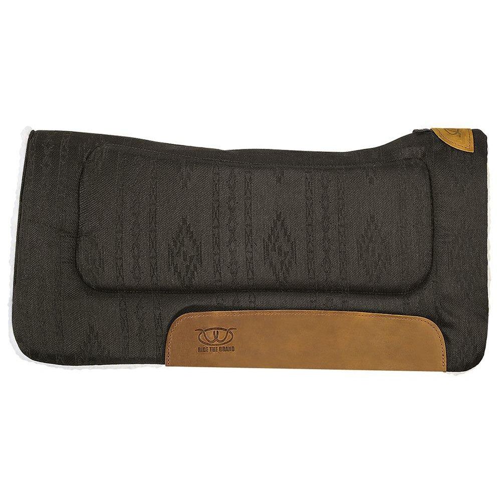 Weaver Contoured Herculon Saddle Pad, Color: Black