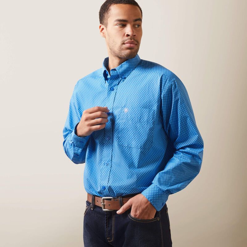 Ariat Men's Lloyd Classic LS Shirt Blue