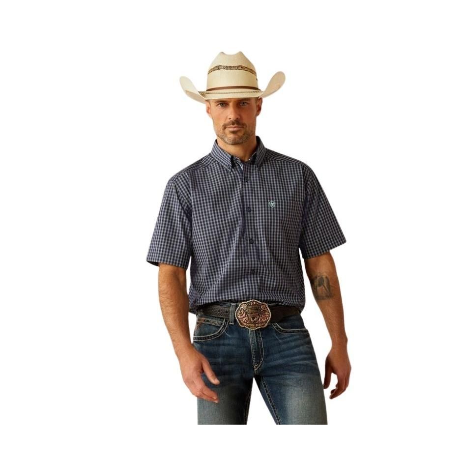 Ariat Men's Pro Series Callum Classic Fit Shirt - Navy