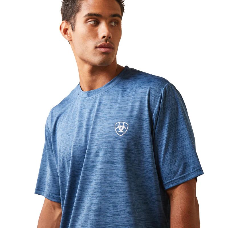 Ariat Men's Charger Ariat Stamp T-shirt Sky Fall