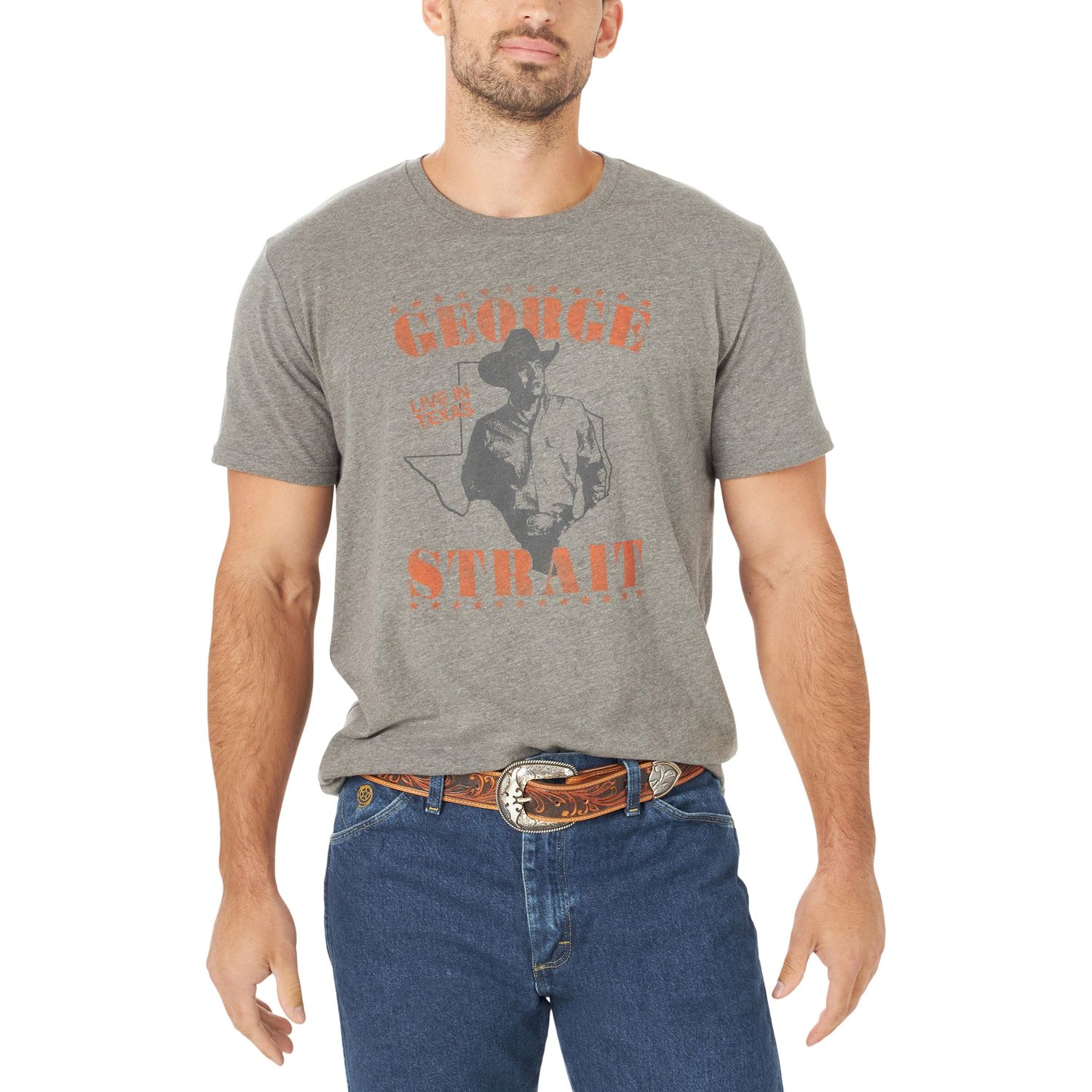 Wrangler Mens Graphic Tee GS In Texas