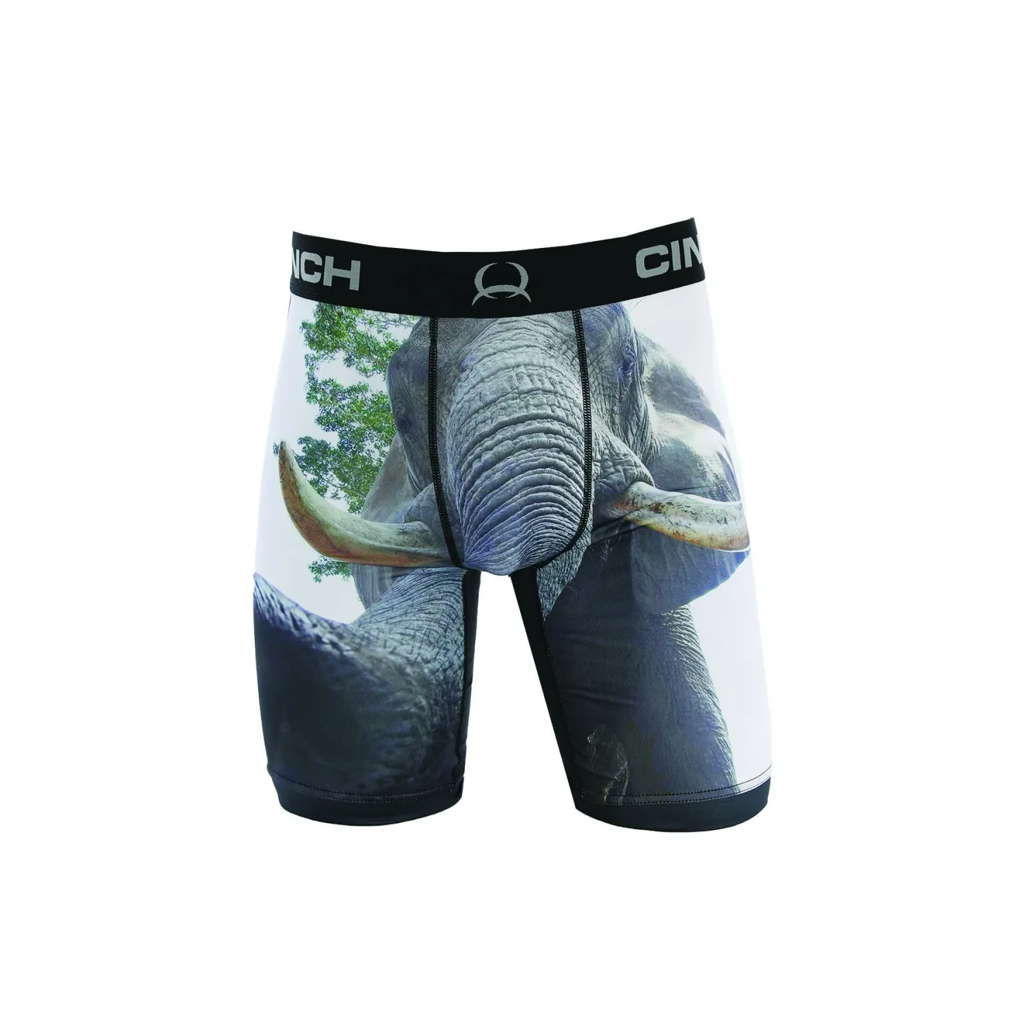 Cinch Men's 9" Elephant Boxer Briefs - Multi, Size: S