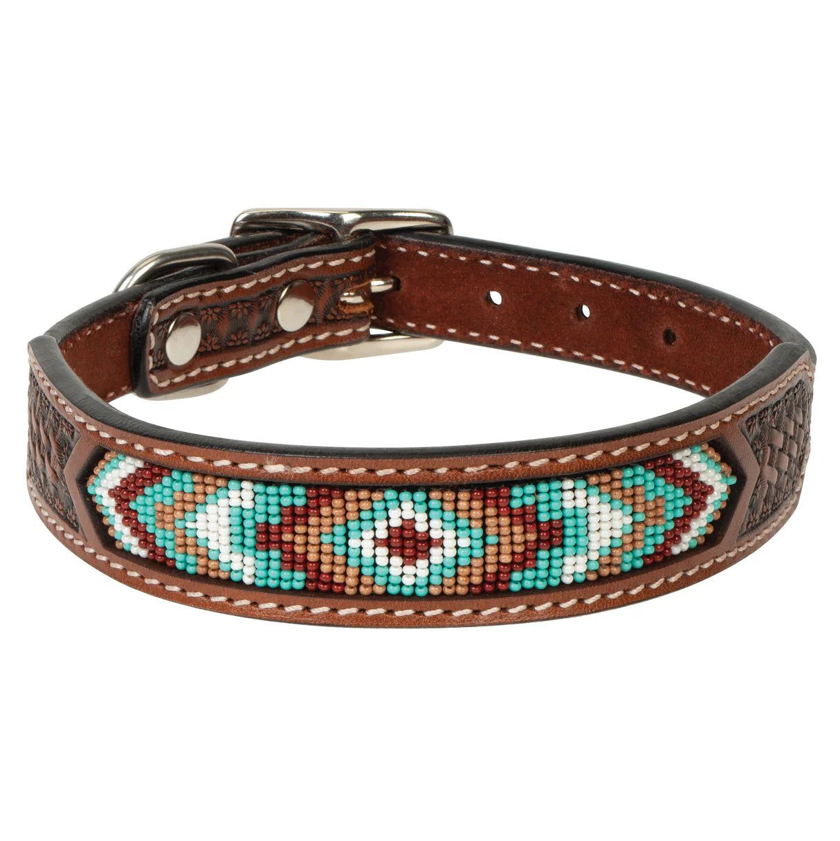 Weaver Beaded Aztec Dog Collar