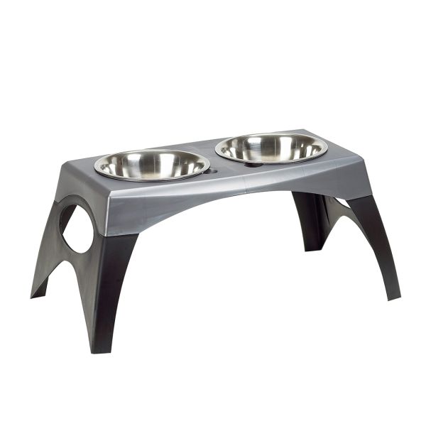 Maslow Elevated Feeder Grey/Back