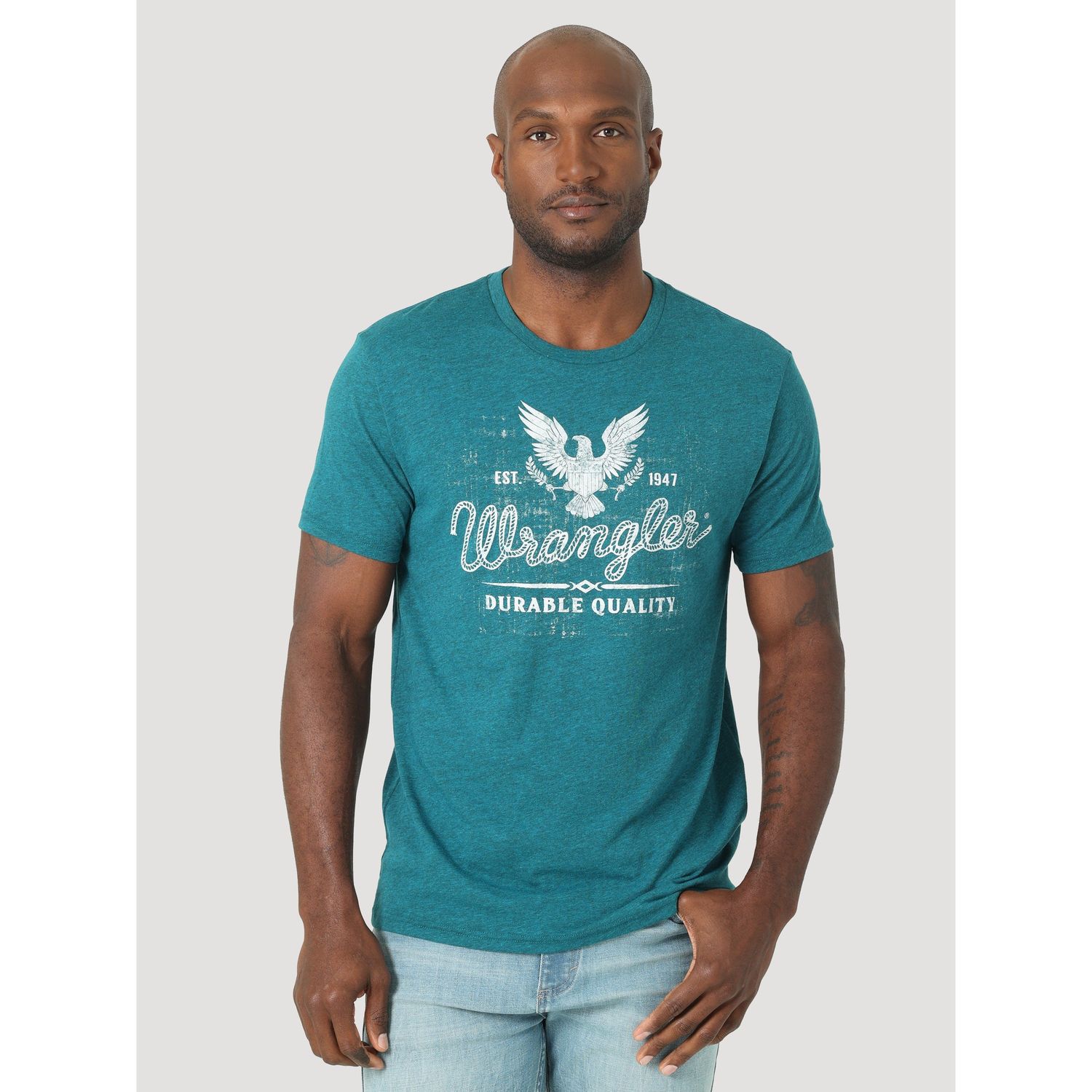 Wrangler Mens Graphic Tee Label Bell