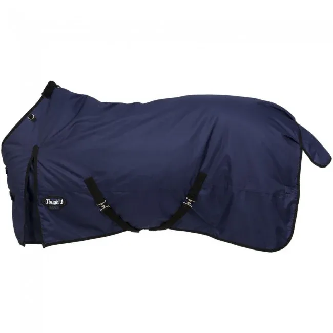 Tough1 Basics 1200D Waterproof Poly Turnout Blanket, Color: Navy Blue, Size: 69
