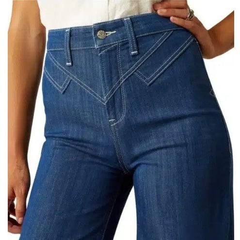 Ariat Women's Ultra High Rise Westie Yoke Wide Leg Jeans - Rinse