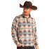 Rock &amp; Roll Men's Performance Printed Pullover - Teal