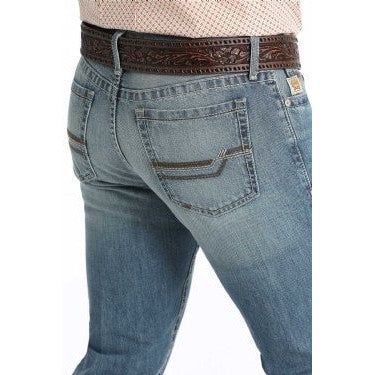 Cinch Men's Slim Fit Boot Cut Ian Jean - Medium Stone