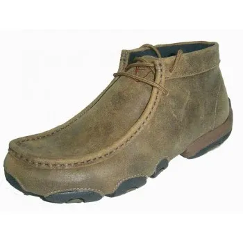 Twisted X Youth Driving Moccassin, ColorID: BOMBER, SizeID: 1