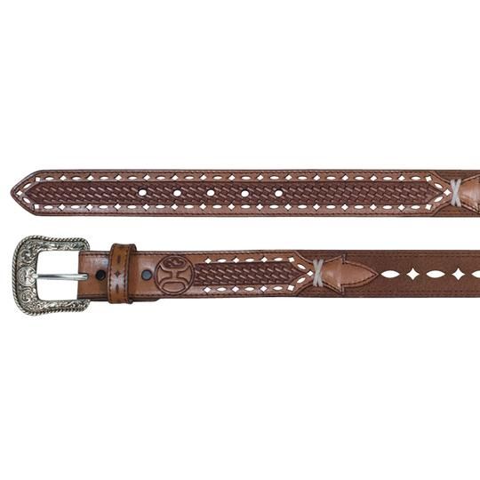 Hooey Men's Belt Oval Diamond, Size: 32