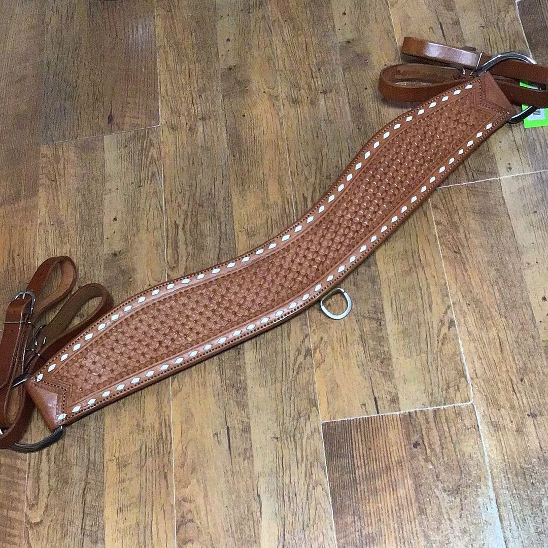 Irvine Pro Tripping Collars - Light Oil, Colour: LT OIL - CIRCLE GEO WHITE BUCK STITCH