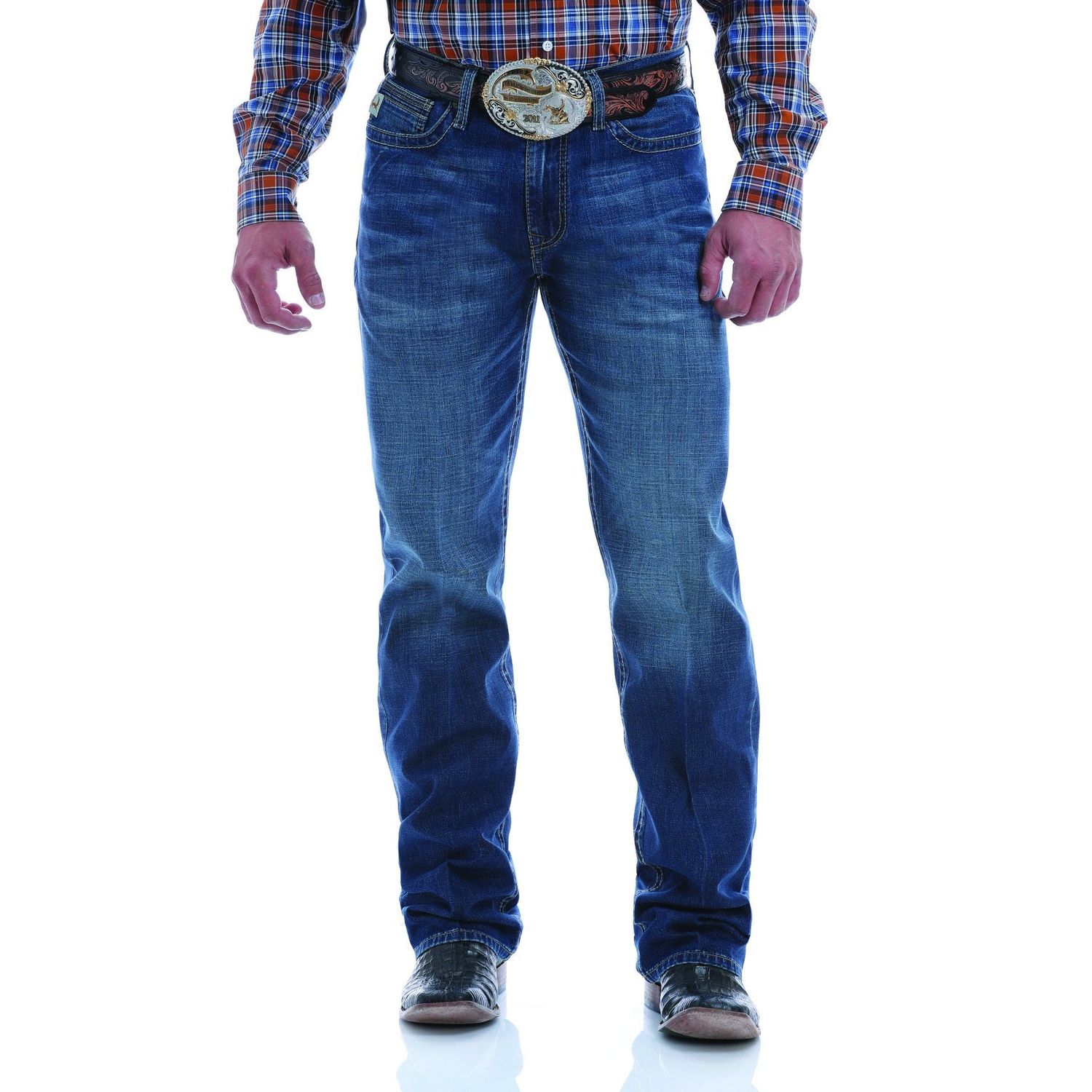 Cinch Mens Grant Medium Stone Jeans
