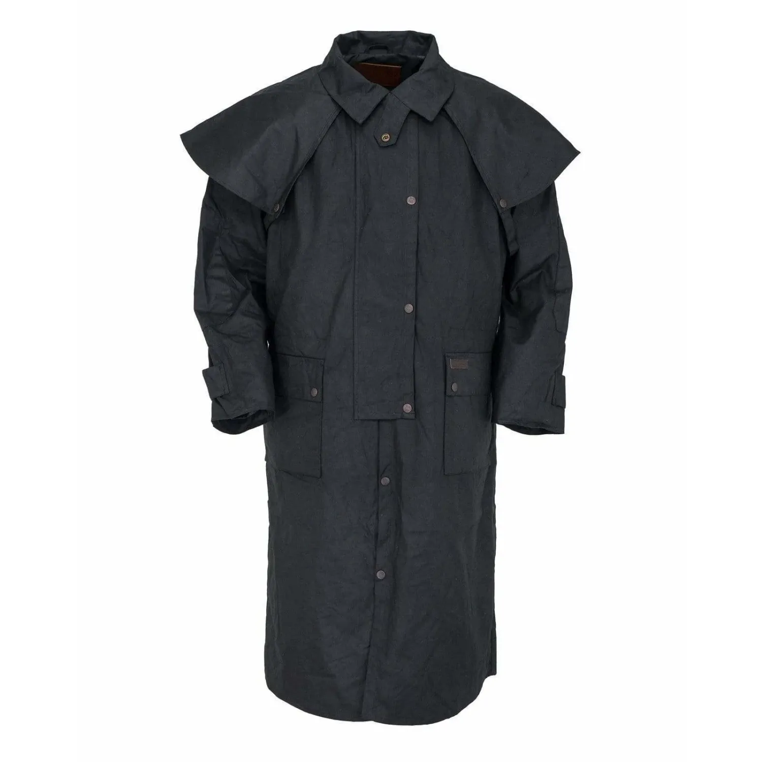 Outback Trading Company Men's Low Rider Duster Jacket, Color: Black, Size: 2XL