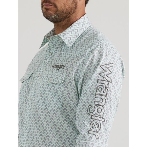 Wrangler Men's Long Sleeve Logo Shirt