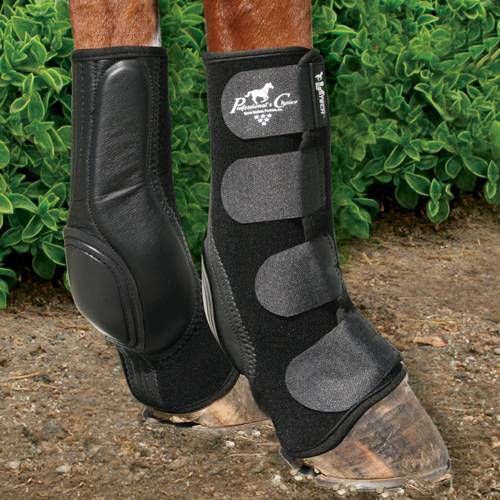 Professional's Choice VenTech Slide-Tec Skid Boots - Assorted Colours, Colour: BLACK, Size: S